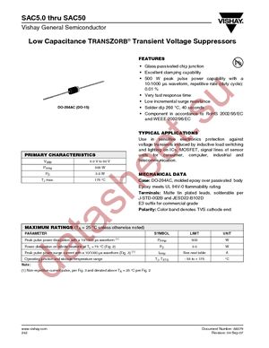 SAC12-E3/54 datasheet  